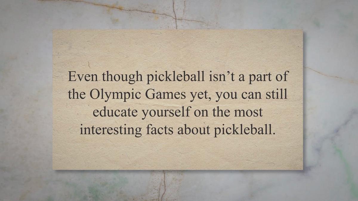 The Most Interesting Facts About Pickleball