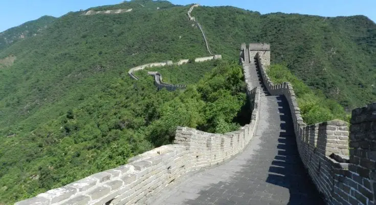 great wall of china facts