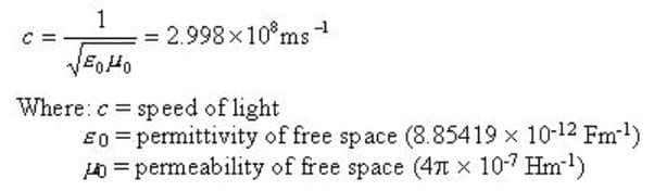 speed travel in vacuum in mph