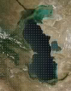 caspian sea map