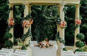 family wedding marquee