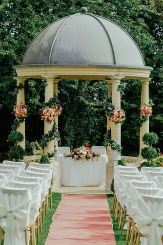 family wedding marquee