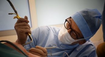 Breast augmentation with an implant