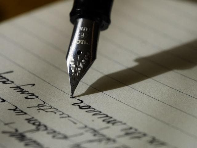 steps of the writing