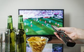 game day on the couch