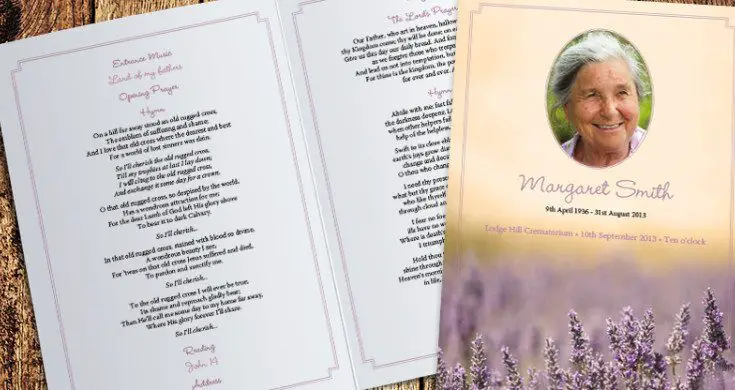 Role of the Funeral Order of Service