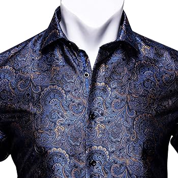 Men's Paisley Shirts and the Elegance of Barry Wang Designs