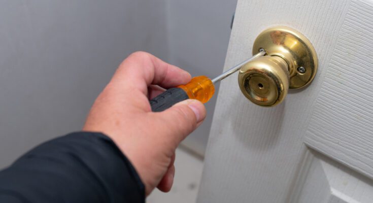 How to Fix a Stuck Toilet Door