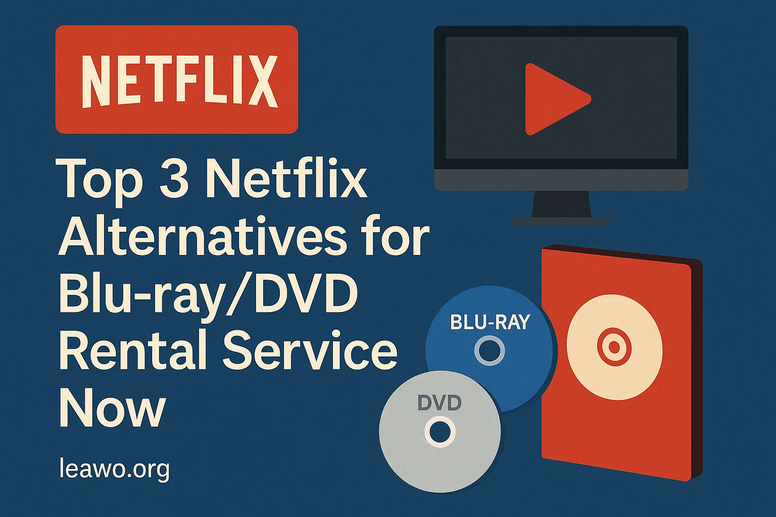Top 3 Netflix Alternatives for Blu-ray/DVD Rental Service Now
